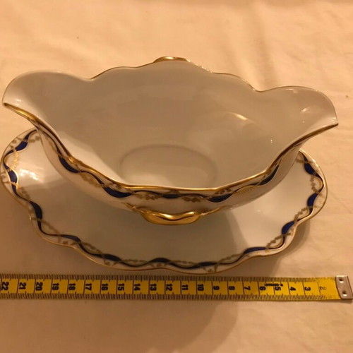 Altrohlau sauce boat used, antique from Czechoslovakia