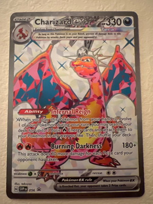 Polemon card Charizard ex (2 καρτες)!!