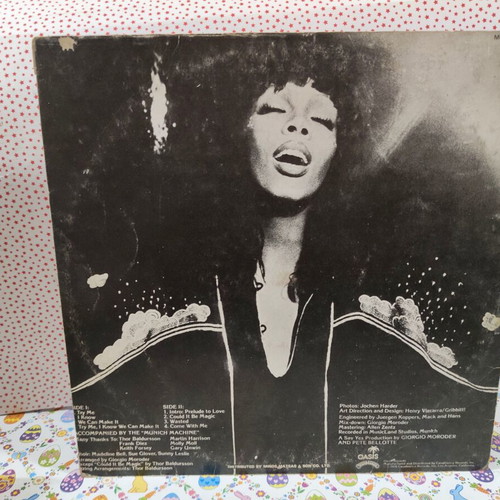 Donna Summer A Love Trilogy vinyl record used, pop
