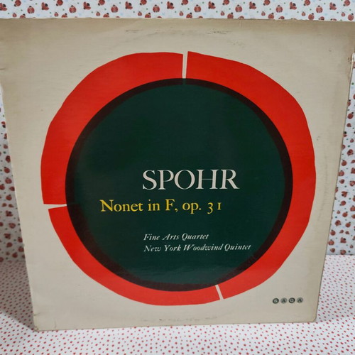 Spohr Nonette in F Opus 31 vinyl record used, classical
