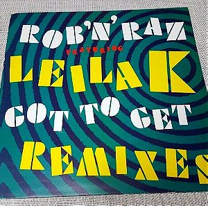 Rob 'N' Raz Featuring Leila K – Got To Get (Remixes) 12' UK 1989'