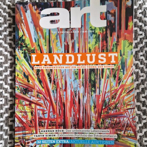 Art Das Kunstmagazin May 2016 issue like new