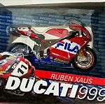  Μοτοσυκλετα Ducati 999 Fila Ruben Xaus Maisto 1:18  2003 Mηχανη Μηχανακι Παιχνιδι παιδικο Μοντελο