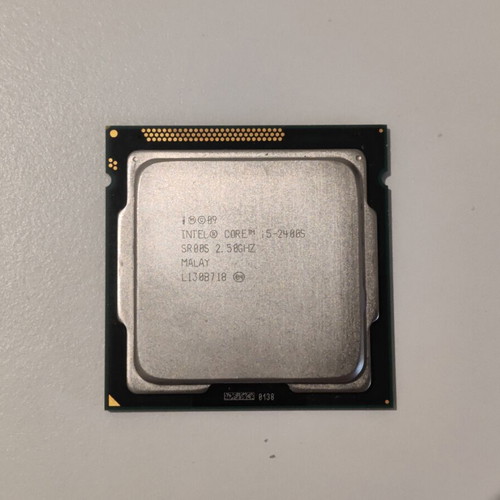 Intel Core i5-2400S processor used, LGA 1155, 2.50 GHz