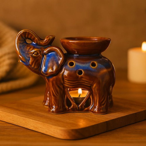 Elephant Glow ceramic burner new for aromatic candles