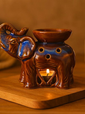 Elephant Glow ceramic burner new for aromatic candles