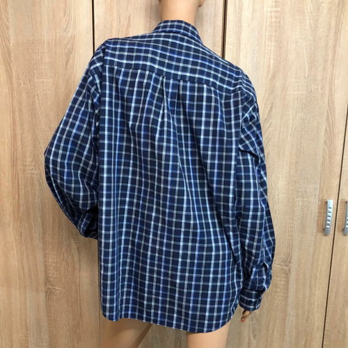 Barisal shirt new, size L/XL, white and blue
