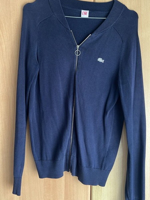 Lacoste women's cotton cardigan like new, blue, size S