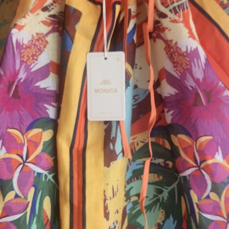 JBL Monica Summer Mini Dress new, colorful tropical print
