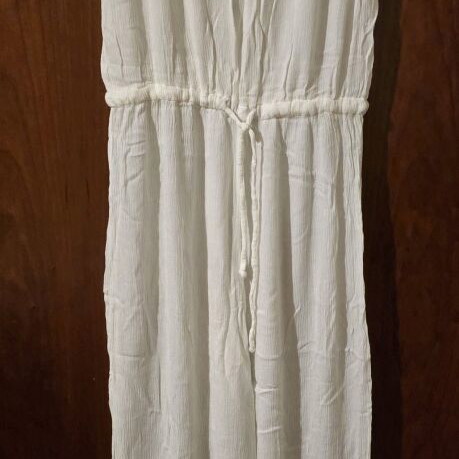 White beach one-piece like new, size S