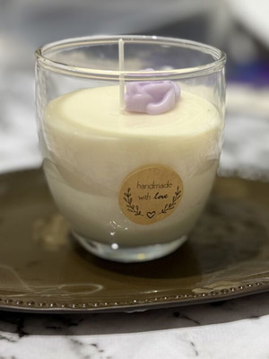 Soy Wax Candle with Coconut Scent