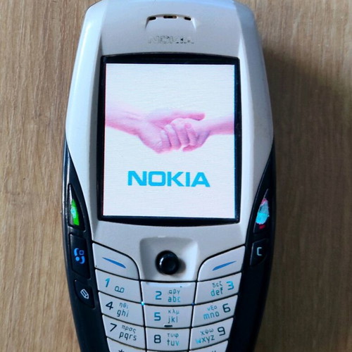 Nokia 6600 used, white, fully functional