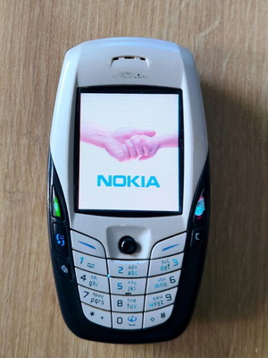 Nokia 6600 used, white, fully functional