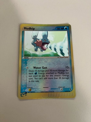 Mudkip 65/97 DR Reverse Holofoil in excellent condition