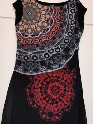 Desigual women's summer dress like new, colorful with patterns