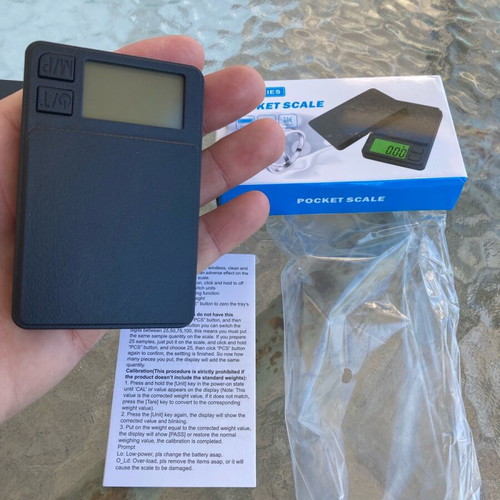Precise pocket electronic scales new
