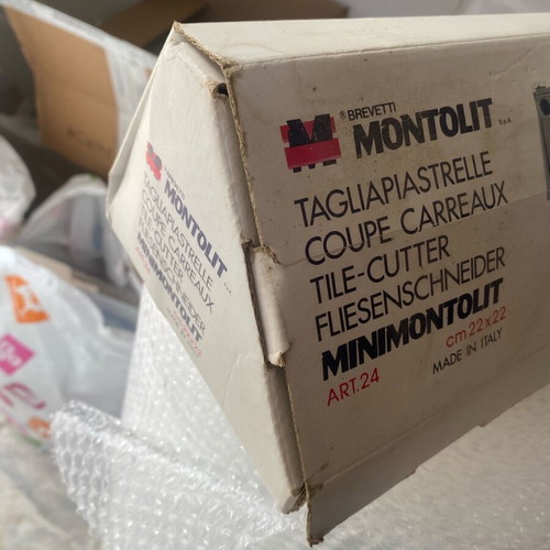 Montolit Minimontolit ART.24 tile cutter used, made in Italy