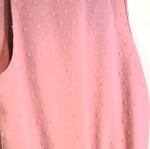 Shein pink sleeveless body shirt with collar, like new