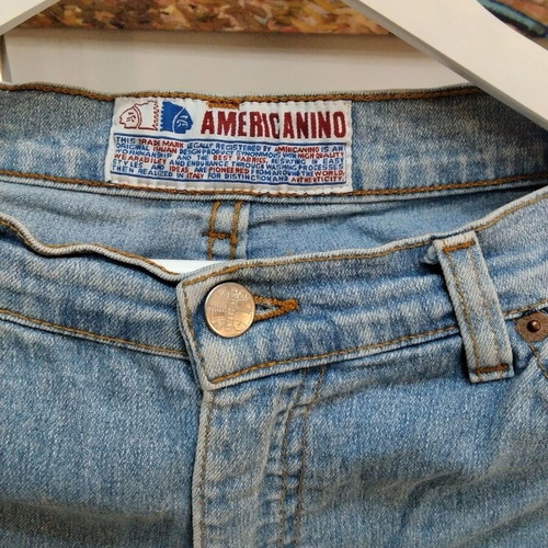Americanino vintage women's jeans size 31 light blue denim used