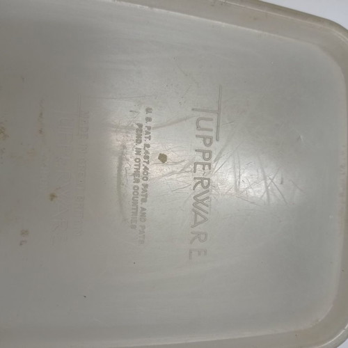 Tupperware large liquid container vintage used