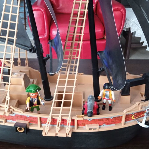 Playmobil pirate ship used