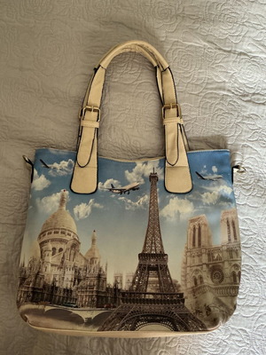 Vintage shoulder bag like new, multicolor