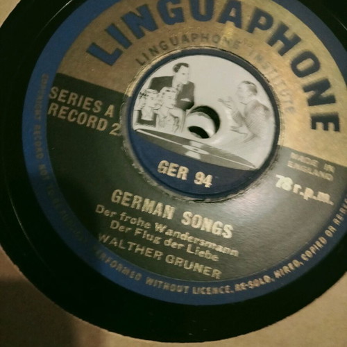 Linguaphone 78 RPM German Songs record set new
