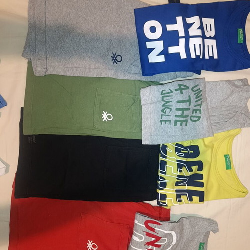 Benetton summer kids clothes set size 6-7 like new