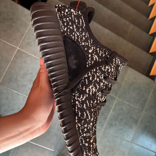 Adidas Yeezy Boost 350 Pirate Black sneakers, size 42