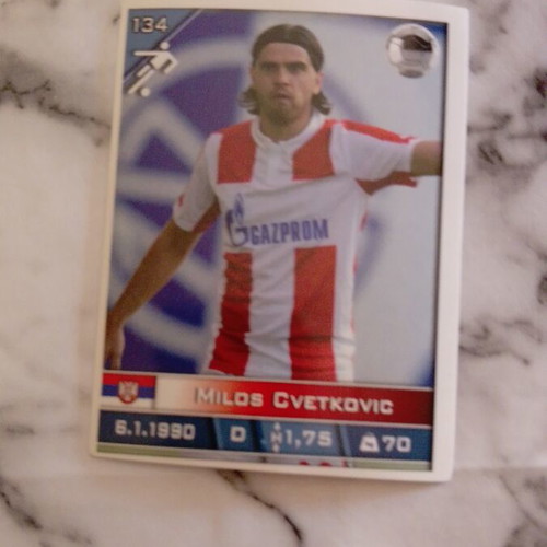 Europe's Champions Sticker Milos Cvetkovic new