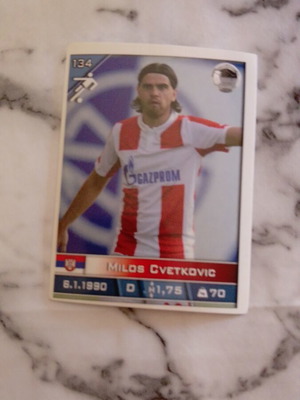 Europe's Champions Sticker Milos Cvetkovic new