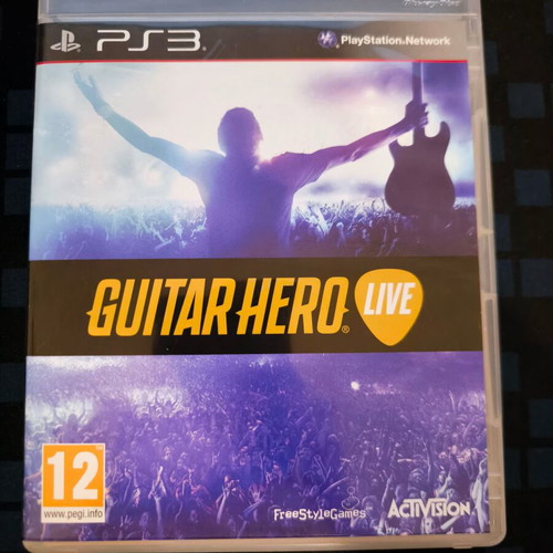 Guitar Hero Live PS3 game like new