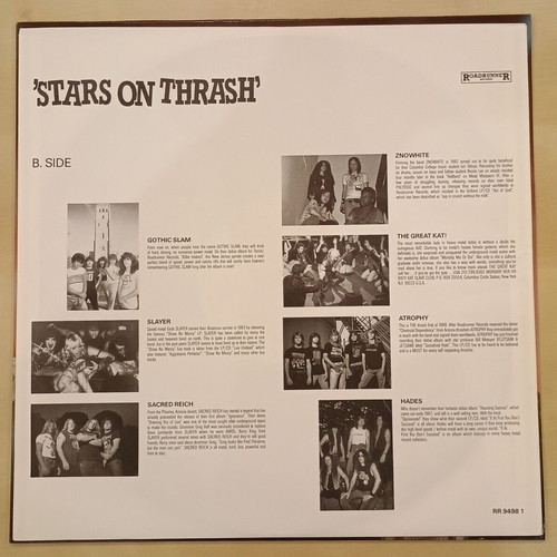 Stars On Thrash vinyl near mint, metal