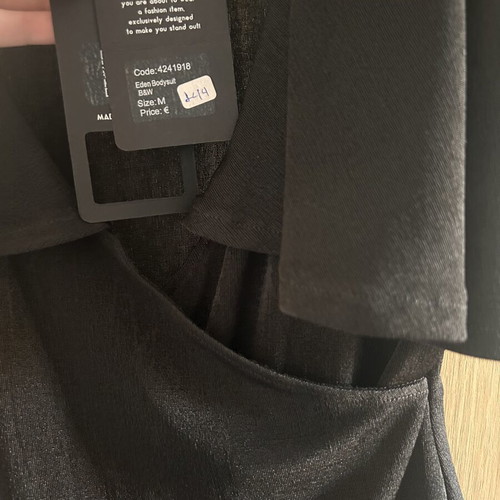 Nadia Rapti bodysuit size medium new, black