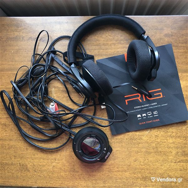  RIG headphones akoustika gia PS4, PC ke oles tis pechnidokonsoles