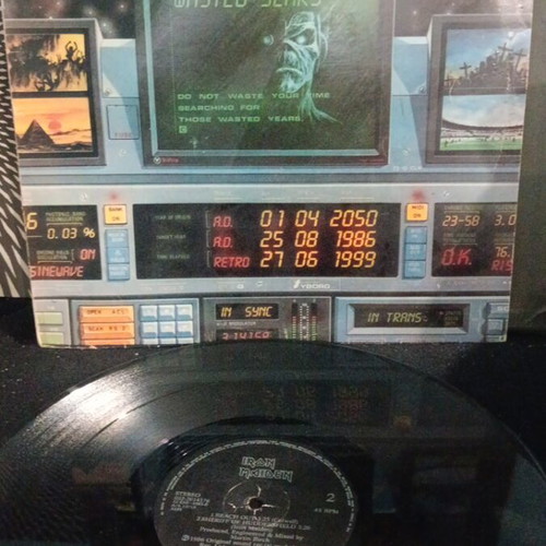 Iron Maiden Wasted Years vinyl used, metal