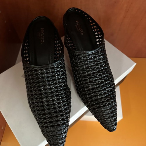 Migato mules, black, size 39, new fashion 2026