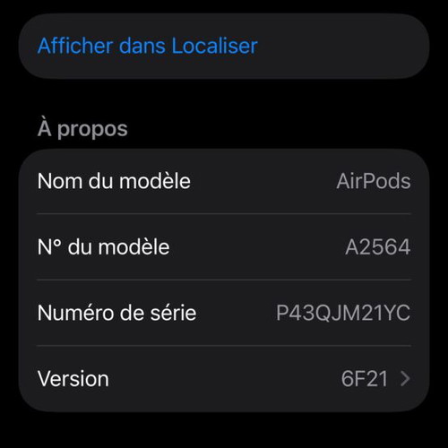 AirPods used with original box