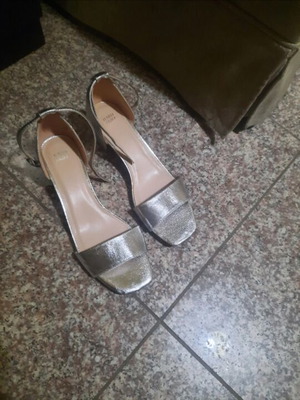 Jenny Fairy Silver Sandals like new, size 39