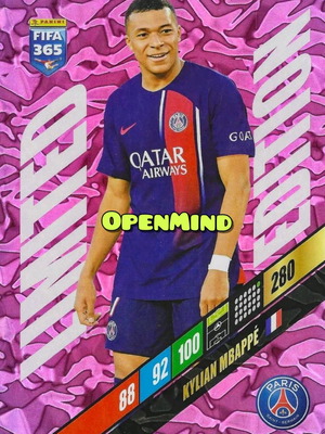 Κάρτα Kylian Mbappe XXL Limited Edition FIFA 365 2024 Andrenalyn XL νέα