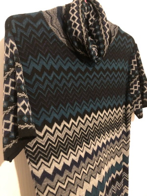 Mini wool dress Attrativo one size, not used, multicolor