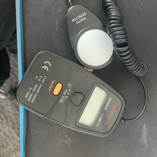 Mastech Ms6610 light meter used with slightly torn cable