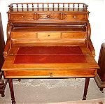  Σεκρετέρ - Γραφείο, βελγικό, από ξύλο καρυδιάς, τύπου "roll", περίπου 130 ετών.