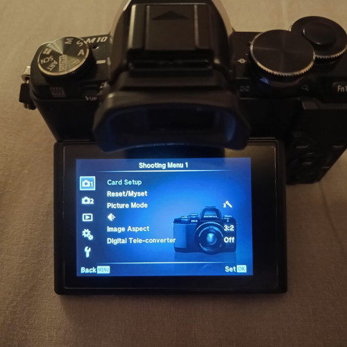 Olympus OM-D EM-10 camera body, black
