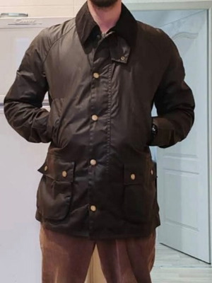 Barbour jacket like new, size M, green