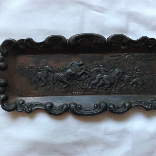 Metal reproduction of Rosa Bonheur's The Horse Fair used, 19th century
