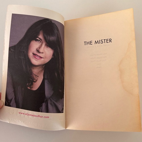 The Mister E L James book used, English language