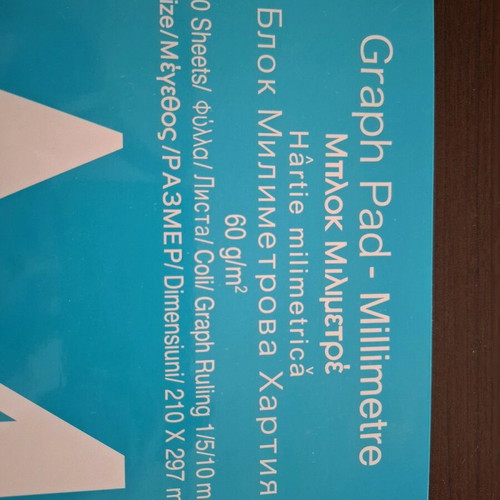Millimetre graph pad new, 50 sheets, A4