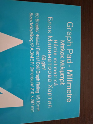 Millimetre graph pad new, 50 sheets, A4