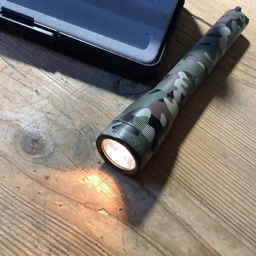 Maglite Mini flashlight used camouflage